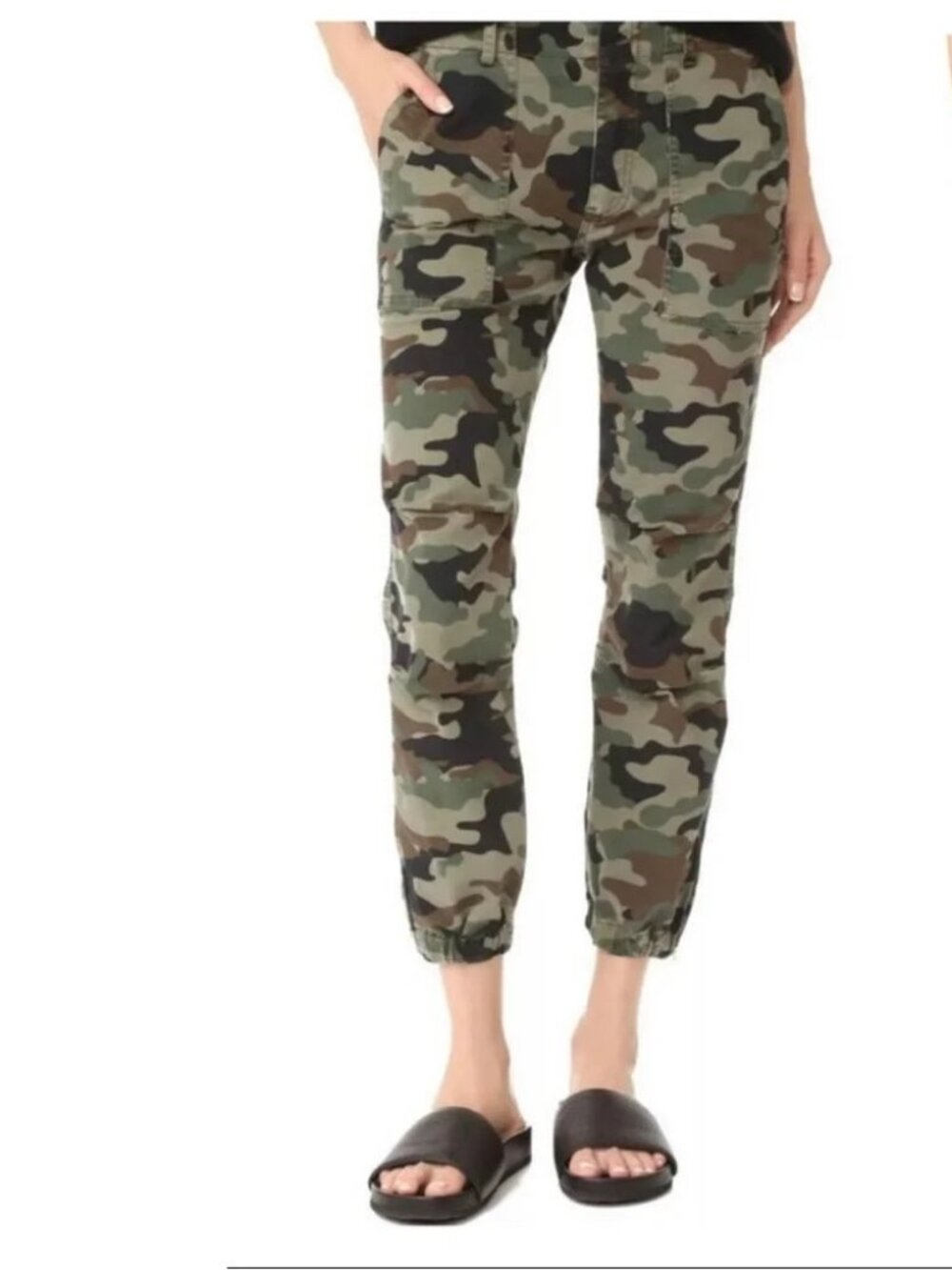 Nili Lotan Camo Jogger Pants